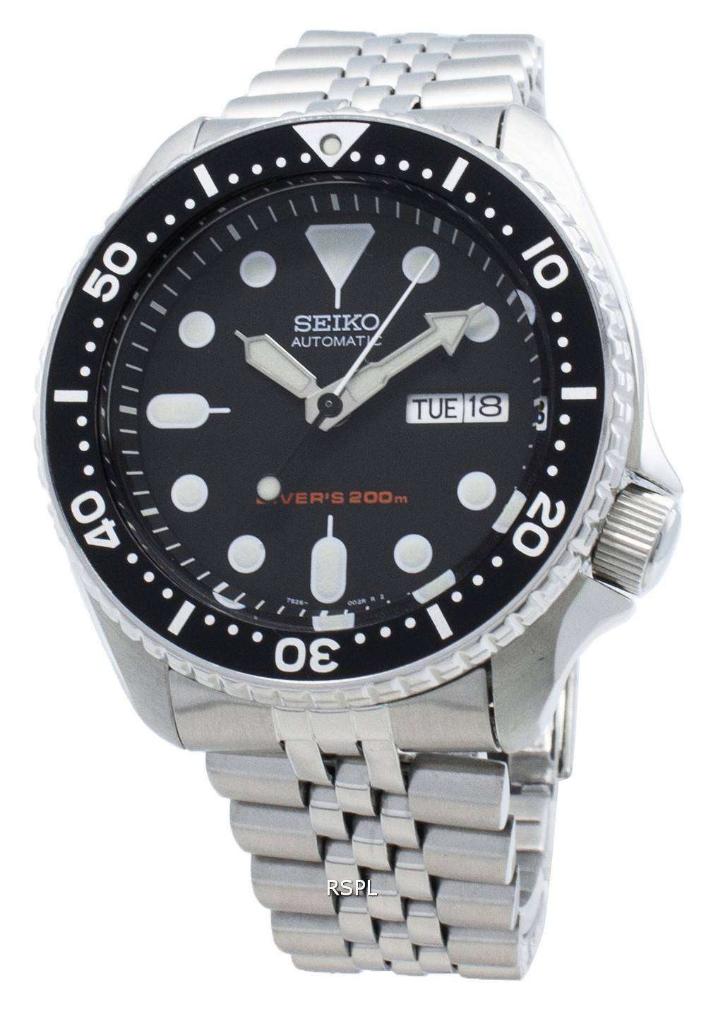 Refurbished Seiko Automatic SKX007 SKX007K2 SKX007K Divers 200M Men's Watch  - CityWatches IN