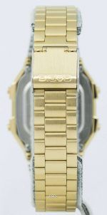 Casio Digital Stainless Steel Alarm Chrono Dual Time A178WGA-1ADF A178WGA-1A Mens Watch