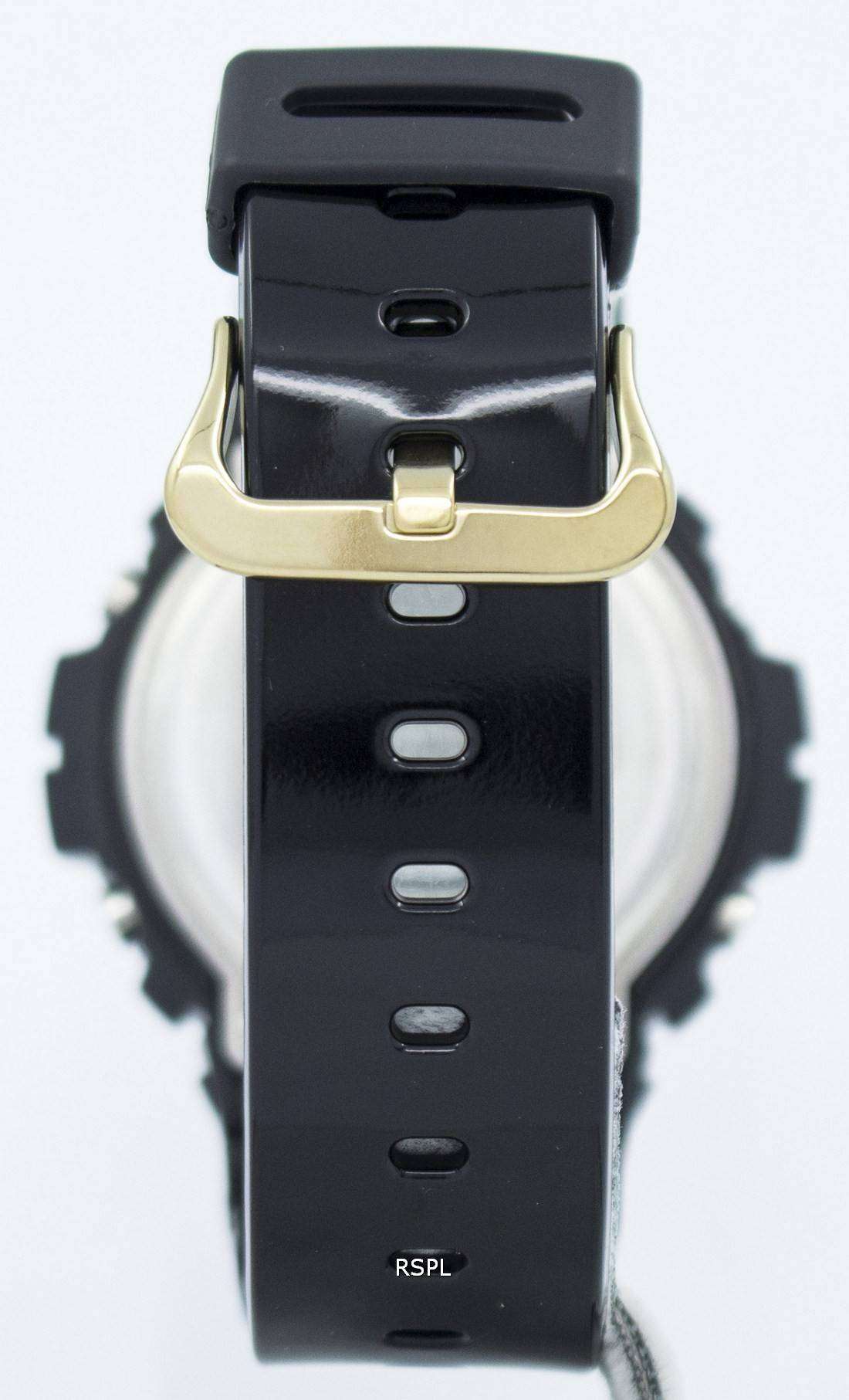 G shock illuminator hot sale black and gold