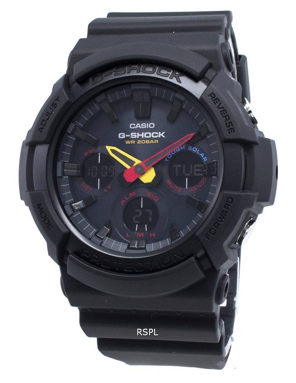 Casio G Shock GAS 100BMC 1A GAS100BMC 1A Power Reserve Solar Men s Watch CityWatches IN