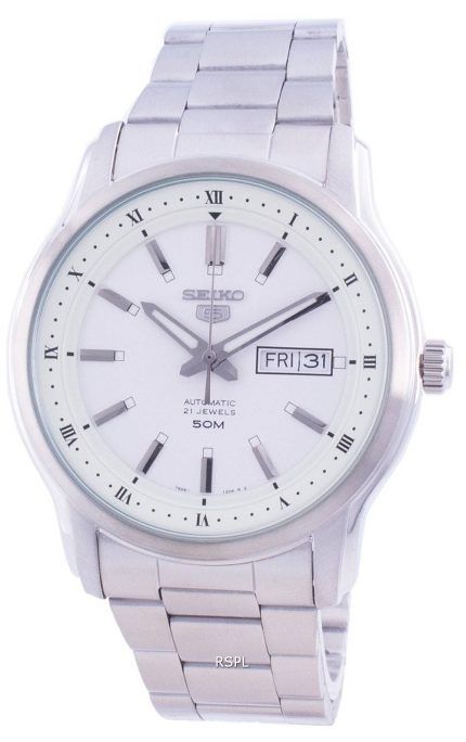 Seiko 5 Automatic White Dial SNKP09 SNKP09K1 SNKP09K Men's Watch