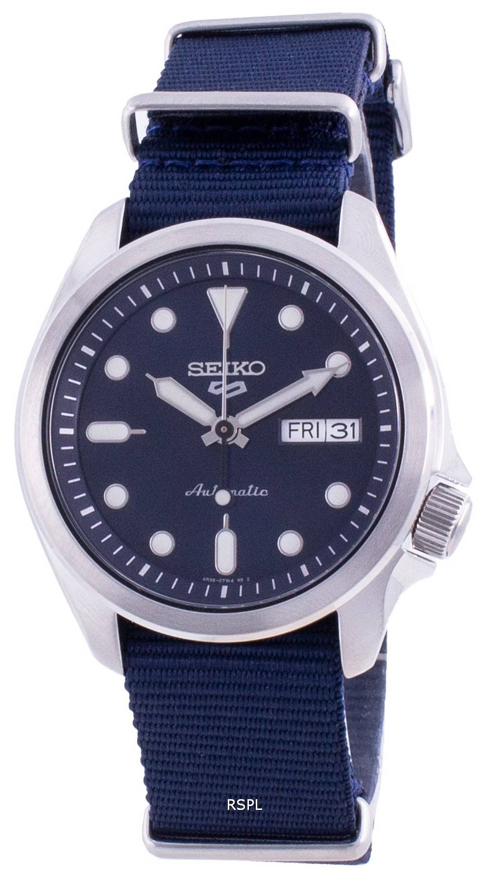 Seiko 5 Sports Blue Dial Nylon Strap Automatic SRPE63 SRPE63K1