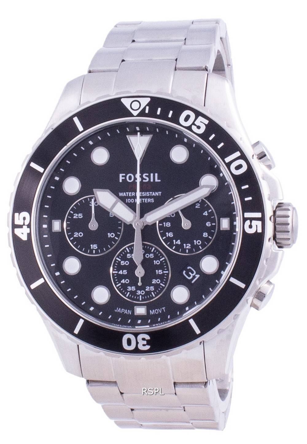 Fossil FB 03 Chronograph Stainless Steel Quartz FS5725 100M Mens Watch CityWatches IN