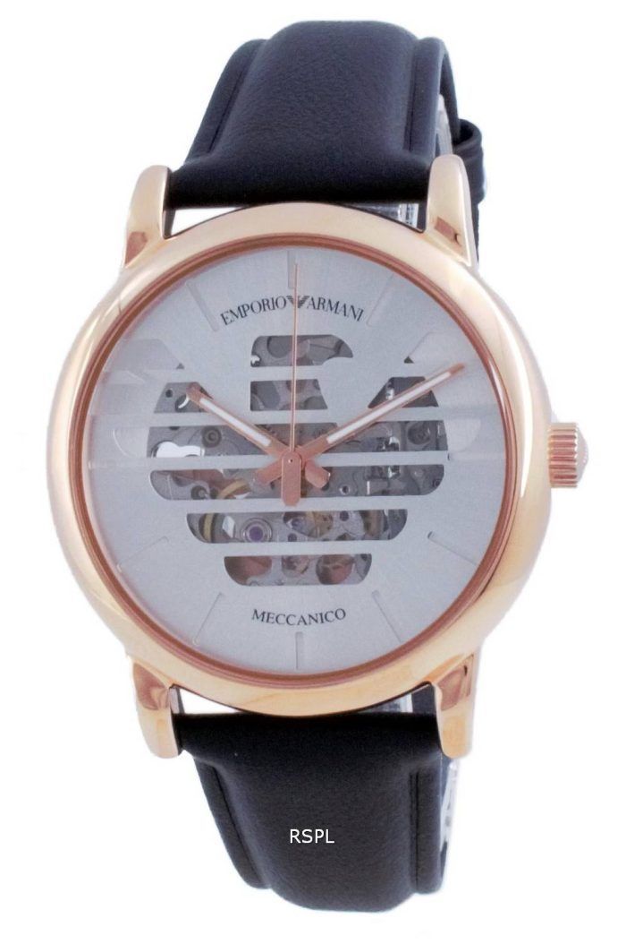 Emporio Armani Luigi Semi Skeleton Automatic AR60031 Mens Watch