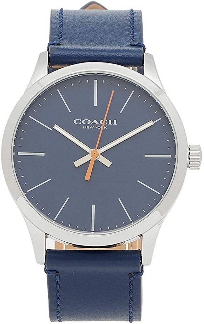 Coach Baxter Blue Dial Leather Strap Quartz 14602394 Mens Watch CityWatches IN