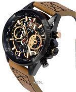 AVI-8 Hawker Harrier II Metador Chronograph Skeleton Black Dial Quartz AV-4065-03 Mens Watch