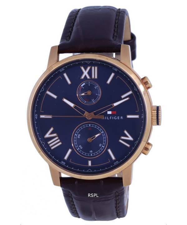 Tommy hilfiger rose gold watch deals mens