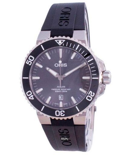 Oris Aquis Date Automatic Divers Titanium 01-733-7730-7153-07-4-24-64TEB 300M Mens Watch