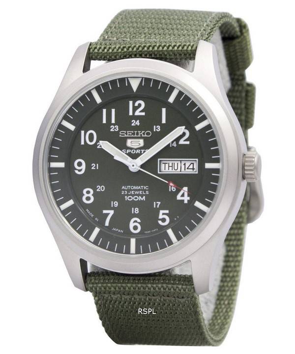 Seiko 5 sales sports military