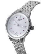 Mido Rainflower Crystal Accents White Dial Automatic M043.207.11.011.00 M0432071101100 Women's Watch