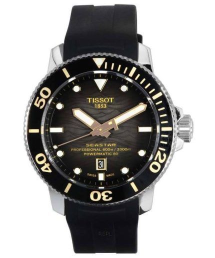 Tissot T-Sport Seastar 2000 Professional Powermatic 80 Diver's T120.607.17.441.01 T1206071744101 600M Men's Watch