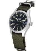 Seiko 5 Sports Green Zone Midfield Black Dial Automatic SRPJ85K1 100M Men's Watch