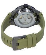 Edox Delfin Mecano Green Skeleton Dial Automatic Diver's 85303357GNCAVVONB 200M Men's Watch