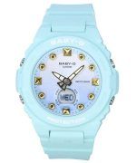 Casio Baby-G Summer Colors Series Analog Green Resin Strap Quartz BGA-320-3A 100M Women's Watch