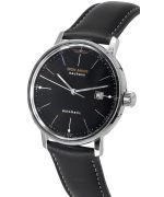 Iron Annie Bauhaus Leather Strap Black Dial Automatic 50502 Mens Watch