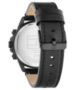 Tommy Hilfiger LARS Leather Strap Multifunction Black Dial Quartz 1792062 Mens Watch