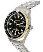 Citizen Promaster Marine Stainless Steel Black Dial Automatic Divers NY0125-83E 200M Mens Watch
