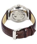 Orient Bambino GMT Version 8 Leather Strap Red Dial Automatic RA-AK0705R10B Mens Watch