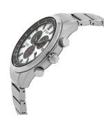 Citizen Eco-Drive Chronograph Super Titanium White Dial AT2530-85A 100M Mens Watch