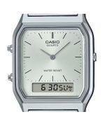 Casio Vintage Analog Digital White Dial Quartz AQ-230A-7A Womens Watch