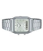 Casio Vintage Analog Digital White Dial Quartz AQ-230A-7A Womens Watch