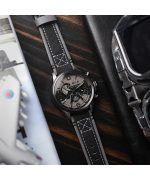 AVI-8 Hawker Harrier Dual Retrograde Chronograph Smoke Grey Dial Quartz AV-4056-08 Mens Watch