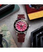 AVI-8 Flyboy Tuskegee Airmen Limited Edition Ramitelli Red Dial Quartz AV-4103-04 Mens Watch With Extra Strap