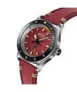 AVI-8 Flyboy Tuskegee Airmen Limited Edition Ramitelli Red Dial Quartz AV-4103-04 Mens Watch With Extra Strap