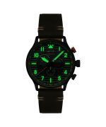 AVI-8 Flyboy Spirit Of Tuskegee Chronograph Limited Edition Roberts Green Dial Quartz AV-4109-04 Mens Watch With Extra Strap