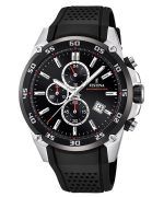 Festina The Originals Chronograph Rubber Strap Black Dial Quartz F20330-5 100M Mens Watch