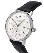 Iron Annie 100 Jahre Bauhaus Leather Strap White Dial Automatic 50661 Men's Watch