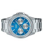 Casio Enticer Analog Stainless Steel Ice Blue Dial Quartz MTP-1375D-2A2 Mens Watch