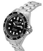 Edox Neptunian Grande Reserve Date Black Dial Automatic Diver's 80801 3NM NIN 300M Men's Watch