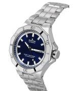 Edox Delfin The Original Day Date Blue Dial Automatic Diver's 88008 3M BUIN 200M Men's Watch