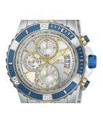 Invicta Pro Diver Chronograph Two Tone Stainless Steel Silver Dial Quartz 23994 100M Men's Watch