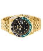 Invicta Pro Diver Gold Tone Stainless Steel Black Dial Quartz Diver's 36043 200M Men's Watch