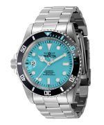 Invicta Pro Diver Lefty Stainless Steel Turquoise Dial Automatic Diver's 44045 200M Men's Watch