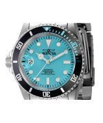 Invicta Pro Diver Lefty Stainless Steel Turquoise Dial Automatic Diver's 44045 200M Men's Watch