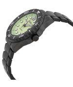 Citizen Stainless Steel Green Luminous Dial Automatic NJ0177-84X 100M Men's Watch