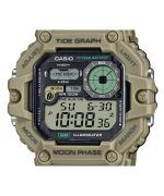 Casio Standard Digital Graph Moon Phase Resin Strap Quartz WS-1700H-5AV 100M Men's Watch