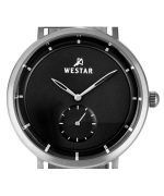 Westar Profile Leather Strap Black Dial Quartz 50246STN103 Men's Watch