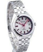 Bulova Classic Jet Star Limited Edition Stainless Steel Silver Dial Quartz 96K112 Men's Watch With Extra Strap