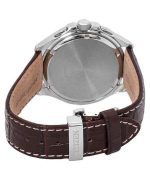 Citizen Eco-Drive Perpetual GMT Leather Strap Brown Dial BL8160-07X 100M Men's Watch