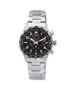 Citizen Eco-Drive Chronograph Stainless Steel Black Dial CA0790-83E 100M Men's Watch