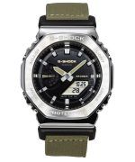 Casio G-Shock Utility Metal Collection Analog Digital Cloth Strap Black Dial Quartz GM-2100C-5A 200M Men's Watch