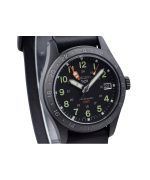 Seiko 5 Sports GMT Field Series Leather Strap Black Dial Automatic SSK025K1 100M Men's Watch