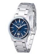 Seiko Sports Stainless Steel Blue Dial Quartz SUR559P1 100M Men's Watch