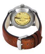 Zeppelin Mediterranee 1921 Leather Strap Beige Dial Automatic 96645 Men's Watch