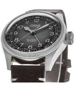 Oris Big Crown x Cervo Volante Leather Strap Grey Dial Automatic 01 754 7779 4063-Set Men's Watch