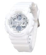 Casio G-Shock Analog Digital Bio Based White Resin Strap Silver Dial Quartz GMA-S140VA-7A 200M Women's Watch